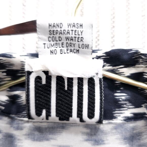 VINTAGE 90s 100% Silk Leopard Print Button Down Shirt Womens Sz M Long Sleeve‎ - Picture 7 of 7